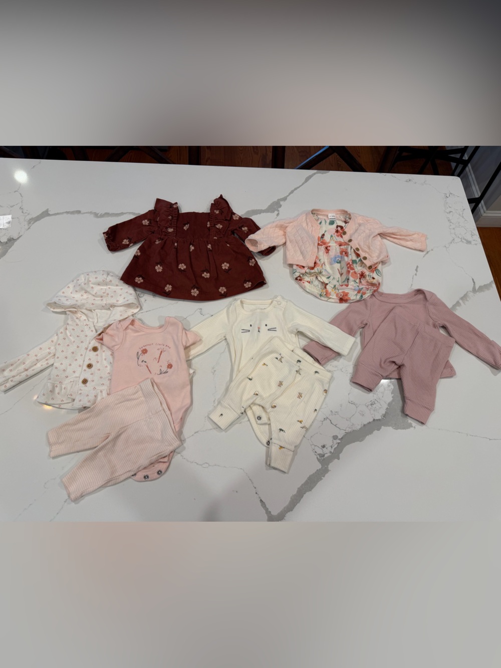 Newborn Girl Clothing Lot - 5 Outfits